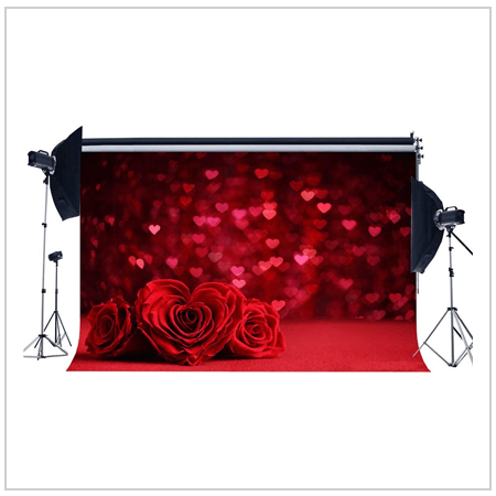 Valentine's Day Backdrop Red Rose Valentines Day 2020 UK
