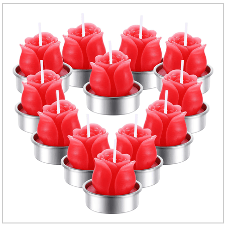 Rose Flower Candles for Valentine's Day Party 2020 UK