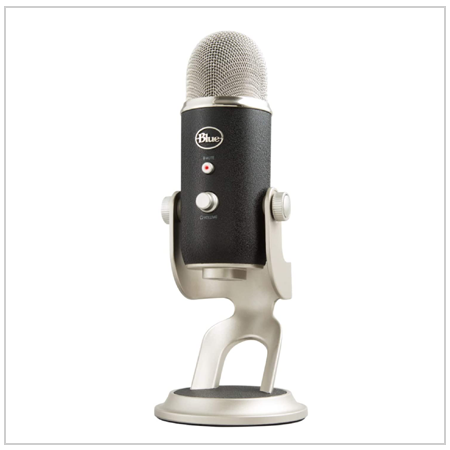 Microphones Yeti Silver Gamer Boyfriends Gift UK 2023/ 2024