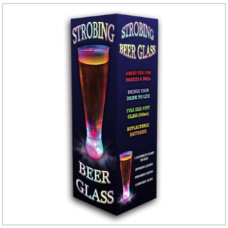 Strobing Beer Glass UK 2023/ 2024
